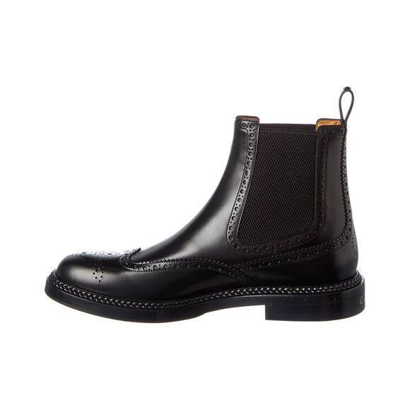 Gucci Leather Boot, Black - Picture 2 of 5